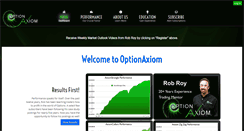 Desktop Screenshot of optionaxiom.com